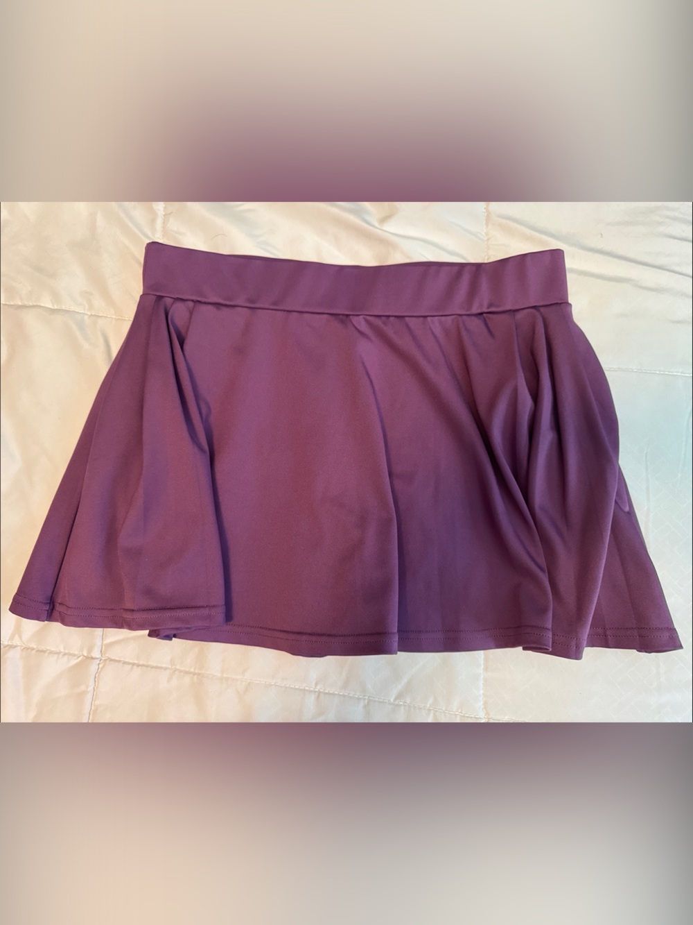 Purple Women’s Skort - Athletic Skirt - Picture 2 of 4